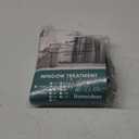 HOMEIDEAS Sage Green Sheer Curtains 52 x 54 Inch Length 2 Panels Embroidered Leaf Pattern Short Curtains for Bedroom Half Small Window Rod Pocket Kitchen