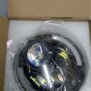 SKTYANTS 7 Inch Led Headlight DRL (Left/Right) Turn Signal Lights for Motorcycle (Black)