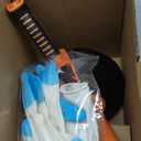 Drain Auger, Clog Remover with Drill Adapter, 25 Feet Flexible Plumbing Snake Use Manually or Powered for Kitchen, Bathroom and Shower Sink, Comes with Gloves (Orange)