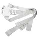 ERINGOGO Five-Point Safety Strap Stroller Strap Harness Safety Straps Replacement Motorcycle Harness Stroller Leash Bed Connector White Nylon Webbing