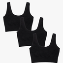 Fruit of the Loom Women's 360 Stretch Longline Sport, Comfortable Wireless Bras, Seamless Full-Coverage for a Natural Shape, XL