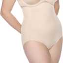 Naomi and Nicole Women's Size Unbelievable Comfort Plus Hi Waist Brief (4X, Nude)