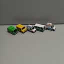 Tub Works Vehicles Bath Cars Mold Free Bath Toys, 6 Pack | Sealed, No Hole Bath Toys Design Keeps Moisture Out | Soft, Squeezable & Float on Water | Fun Baby & Toddler Bath Toys | City Car Bath Toys