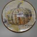 TLESKE Vintage Fall Farmhouse Cottage Round Wall Art Decor Framed 10x10, Dark Cottagecore Autumn Canvas Wall Art Prints Artwork, Country Forest Wall Hanging Room Door Decor for Bedroom Kitchen