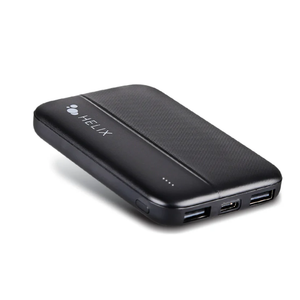 Helix Power Bank Turbovolt+ 5000mAh 3-Port Portable Battery