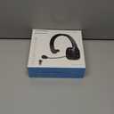 TECKNET Trucker Bluetooth Headset, Trucker Bluetooth Headphones with Microphone AI Noise Canceling Wireless On Ear Headset, Hands Free Wireless Headset for Cell Phone Computer Office Home bright black