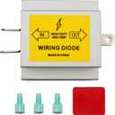 Hy-Power Diode, 2 Input 1 Output Trailer Light Wire Diodes Spade Towed Vehicle Diodes Kit, Tail Light Isolating Diodes for Motorhome Trailer