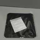 Lazy K Induction Cooktop Mat - Silicone Fiberglass Scratch Protector - for Magnetic Stove - Non slip Pads to Prevent Pots from Sliding during Cooking - Square (9inches) Black