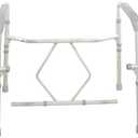 Drive Medical Heavy Duty Bariatric Folding Bedside Commode Seat
