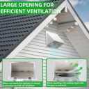 6 Inch Hooded Wall Vent with Screen and Damper,6 Inch Exhaust Vent Cover Cap for Outdoor Kitchen Range Hood Dryer Ventilation,Outside Wall Mount Extractor for House Air Exhaust,Galvanized Steel,White