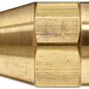 Anderson Metals 54014-04 Brass Tube Fitting, Short Flare Nut, 1/4" Tube OD, Copper