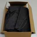 HolidayIdeas 2 Pack Square Fitted Table Covers - 34 x 34 Inch - Black Fabric Table Clothes Washable Tablecloth Protectors for Parties, Holiday Dinner, Trade Show, Vendor Stand