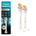 Philips Sonicare A3 All-in-One - Genuine Replacement Electric Toothbrush Heads, White, 2 Pack, HX9092/77