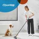 CLEANHOME Floor Scrub Brush Tile Tub Scrubber Brush with 4 Different Cleaning Heads, Shower Brush with 56 Extendable Long Handle, Scrubbers for Cleaning Kitchen, Bathroom, Tub, Tile, Wall