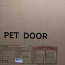 Baby Gate with Cat Door, 30" Tall Dog Gate with Cat Door Indoor, Adjustable Baby Gate for Doorways, Pressure Mounted Walk-Through Gate with Auto-Close & Double Lock, Fits 29.7-45.2 Inches
