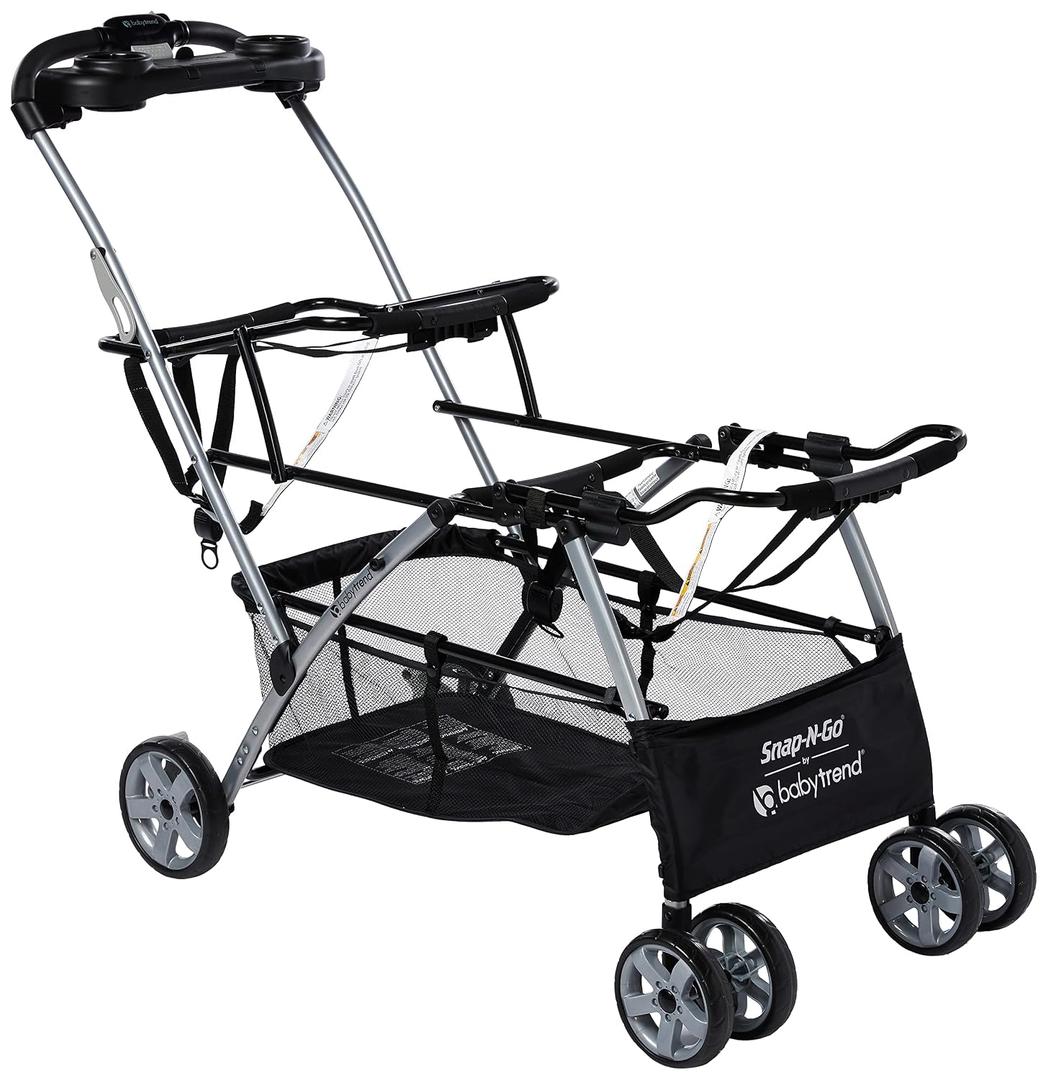 Baby Trend Snap-N-Go® Double Stroller
With Large Storage Basket & Folding Capability, Black
