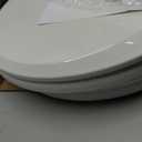 Aünsffer Toilet Seat Round Soft Close 2 PACK, Toilet lid Round Slow Close 16.5 inch, PP Material Safe and Easy Clean, Quick Installation & Never Loosen, Comfortable Ergonomic Design (White, 2 Pack)