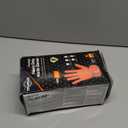 TitanFlex Heavy Duty Orange Industrial Nitrile Gloves with Raised Diamond Texture, Latex Free (Medium, 02 8mil (100ct))