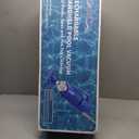 2025 Upgraded Handheld Pool Vacuum Cleaner for Above Ground & Inground Pools - Cordless Pool Cleaner w/18.5GPM Suction, Telescoping Pole(20-69in), 2 Brush Heads - Ideal for Spas & Hot Tubs (Ocean Blue)