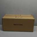 tewei 17.3'' Large Outdoor Pendant Lantern Light for Porch, 2-Light Black Metal Exterior Hanging Pendant Light Fixture Dusk to Dawn, Ceiling Hanging Chandelier Lighting for Foyer, Entryway, E12