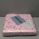 Booster Seat for Kitchen Chair with Backrest & 4 Adjustable Straps, TPU Waterproof & Anti-Scratch Toddler Booster Seat for Dining Table, Removable & Non-Slip(Unicorn)