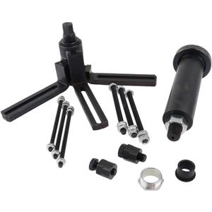 Crankcase Splitter Separator & Crank Puller Installation Tool Compatible with Motorcycle Dirt Bike for Disassembling Vertically Split 2 or 4-stroke Crankcase (Black)