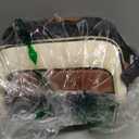 LOVEVOOK 40L Travel Backpack for Women, Carry On Backpack with 3 Packing Cubes,TSA Personal Item Travel Bag Airline Approved, Water Resistant Weekender Overnight Luggage Daypack, Fits 17.3 Inch Laptop (H-black-beige-brown)