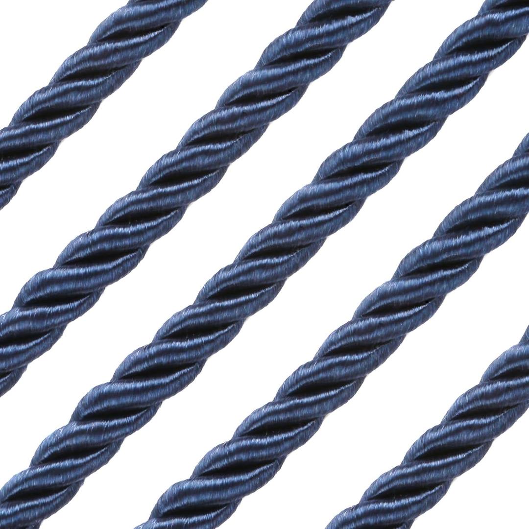 8mm / 10 Yards Twisted Trim Cord Rope Nylon Twisted Cord Thread String for Home Decor, Crafts Making and Costume Crafting