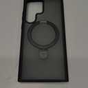 Case for Samsung S24 Ultra with Magnetic Ring Stand [Compatible with Mag-Safe][Military Grade Drop Protection][Build in Kickstand] Shockproof Galaxy S24plus Case (Black,s24)