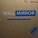 VooBang Wide Arched Wall Mirror, 31 x 32 inch Arch Bathroom Mirror, Wall Mounted Vanity Mirror with Arch Metal Frame, Modern Bathroom Vanity Mirror for Bedroom, Living Room, Hanging or Leaning, Black