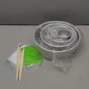 Juome 6Pcs Round Cake Pans Set of 2, 4, 6, 8 Inch - Non-stick Leakproof Cheesecake Baking Pan with Removable Bottom, Anodized Aluminum Smash Cake Pan for Even Baking Chiffon Cake Mold