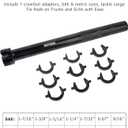 DAYUAN Inner Tie Rod Removal and Installation Tool Kit with 7 Crowfoot Adapters for Auto Cars Trucks SUVs