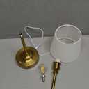 Cordless Table Lamp Rechargeable Gold - 1 Pack Brass 4000mAH Battery Operated Lamp for Decor, 3000K Stepless Dimming Touch Control Wireless Lamp for Bedroom, Dining Table, Counter, Living Room