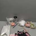 12 Pcs Halloween Boo Gifts Basket Stuffers for Women Summer Halloween Spooky Ghost Cute Boo Basket Gifts Plastic Cups Paper Bat Plate Fuzzy Socks Skeleton Pendant for Her Sister Friends