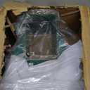 BeneLabel A-Frame Middle Swing Set Brackets, Heavy Duty Steel Swing Set Hardware with Mounting Hardware, DIY Swing Set Bracket Swing Set Kit for 2 (4x4) Legs & 1 (4x6) Beam, Green