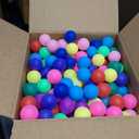 185 Pcs Colorful Table Tennis Balls, 40mm Plastic Ping Pong Balls Bulk, Entertainment Table Tennis Balls for Kids, Pong Balls, DIY Projects, Holiday Decorations, Teaching Tools.