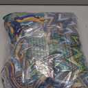 KLEVERISE Bohemian Boho Throw Blankets, Knitted with Tassel, Outdoor Reversible Soft Cozy Lightweight Throw Blankets, Couch Bed Sofa Decorative Afghan Throw Blanket All Seasons Blue 50x60 inches