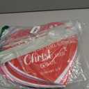 12 Pcs Christian Valentines Yard Signs Outdoor Valentines Decoration Heart Yard Decoration Jesus Bible Verse Heart Decor with Stakes for Anniversary Wedding Shower Garden Walkway Lawn