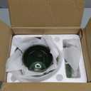 Ceramic Plant Pots,4+5+6 Inch Pots for Indoor Plants,Planters with Drainage Holes and Ceramic Tray, Indoor Flower Pots Gardening Home Desktop Office Windowsill Decoration Gift,Set of 3 (Patina)