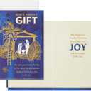 5 x DaySpring Religious Christmas Card Assortment (3 Cards with Envelopes: Nativity, Angel, Star)