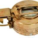 Vintage Compass Military Navigational Marine Brass Devices Pocket Nautical Navigational Instrument