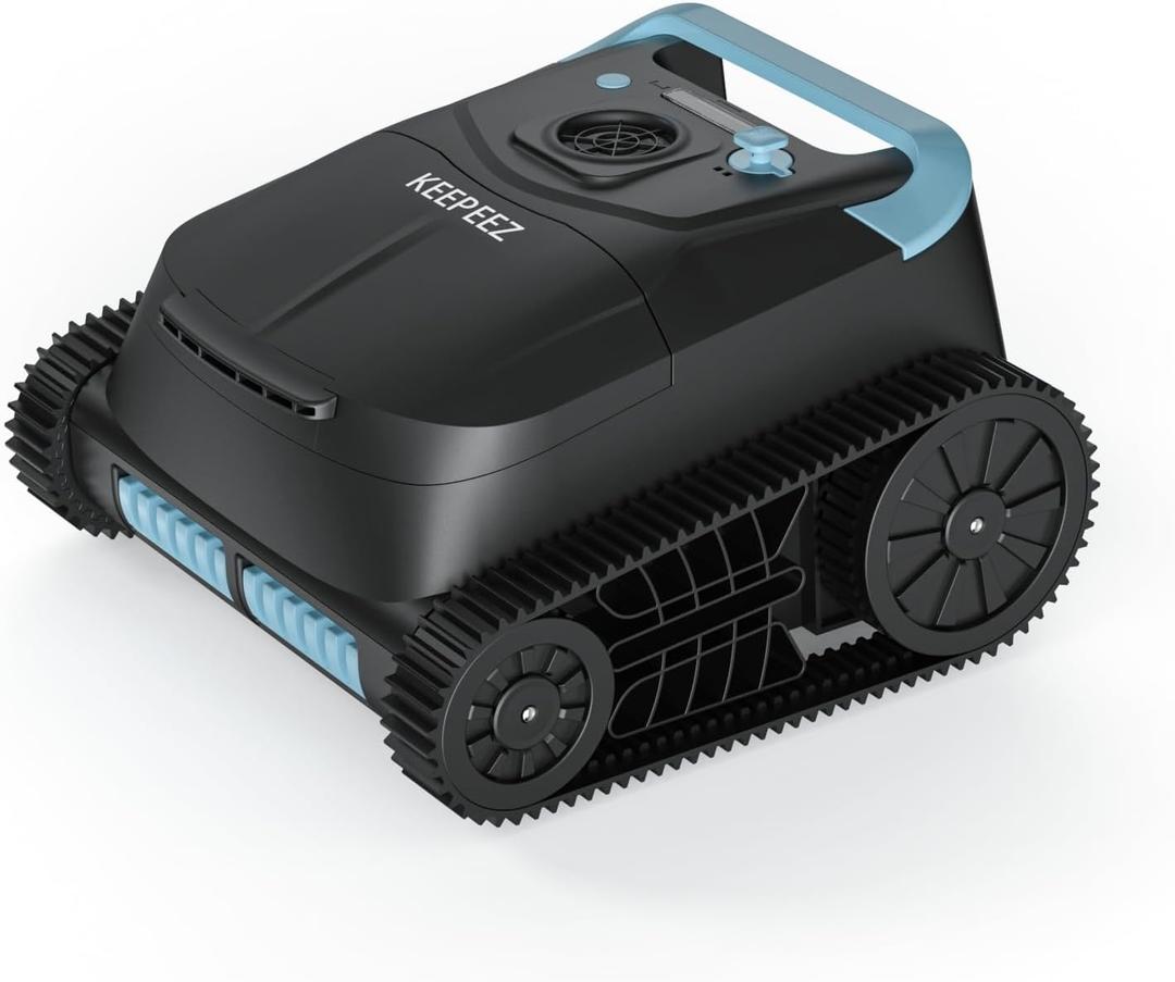 Pool Vacuum for Inground Pools & Above Ground Pools, 180 min Cordless Robotic Pool Cleaner, Pool Vacuum for Floor, Wall, Waterline Cleaning, Up to 3229 Sq.ft, Smart Navigation and Surface Parking