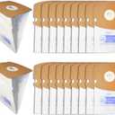 Gudotra 20 Packs Vacuum Bags Replacement for Eureka Style MM 3670 3680 Series Canisters Vacuum Bags Replace Part 60295A 60295B 60295C 60297A
