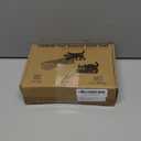 Conlun Dog Bowls with Silicone Feeding Mat, No Spill Food Water Dish Set, Dishwasher Safe, 2 Stainless Steel Puppy Bowls, Suitable for Tiny Dogs Kittens Cats Rabbits Pets under 8lbs, Extra Small,Black