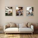 kennethan 11x14 Picture Frame Gray Set of 5, Wooden Poster Frame for Wall Mounting Display for Home, Office,Gallery,Holiday with Photos, Posters, Puzzles