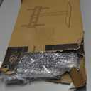 PERLESMITH Swivel Universal TV Stand Mount for 32-86 Inch LCD OLED Flat/Curved Screen TVs up to 99lbs-Height Adjustable Table Top TV Stand/Base with Tempered Glass Base&Wire Management,VESA 600x400mm