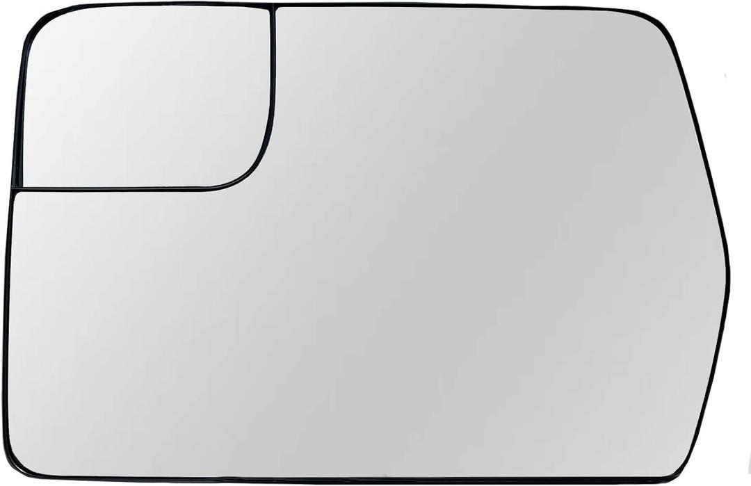 Left Driver Side Heated Mirror Glass Replacement For 2011 2012 2013 2014 Ford F150 - for Ford F150 Side Mirror Glass With Rear Holder - Replace BL3Z-17K707-E