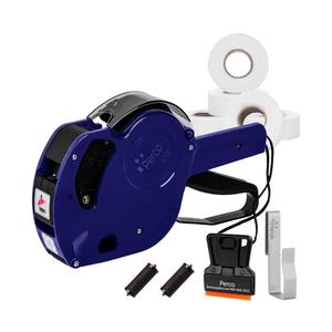 Perco Lite 1 Line Price with Price-Marking Labels Kit — Includes 5,000 Blank White Labels, 1 Clip, 2 Ink Rollers — 1 Ink Roll & Labels Preloaded — Ideal for Retail Pricing, Inventory, and More