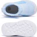 MORENDL Toddler Sock Shoes Baby Walking Shoes Infant Slippers Boys & Girls Non-Slip Sneakers (Blue)
