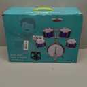 Upgraded Kids Drum Set for Toddlers Plastic Musical Jazz Drum Instruments Kit Birthday Musical Learning Toys for 4 5 6 Boys Girls